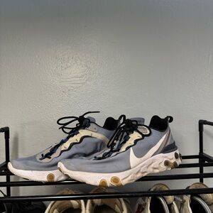 Nike React Element 87 Sneakers - Blue and White